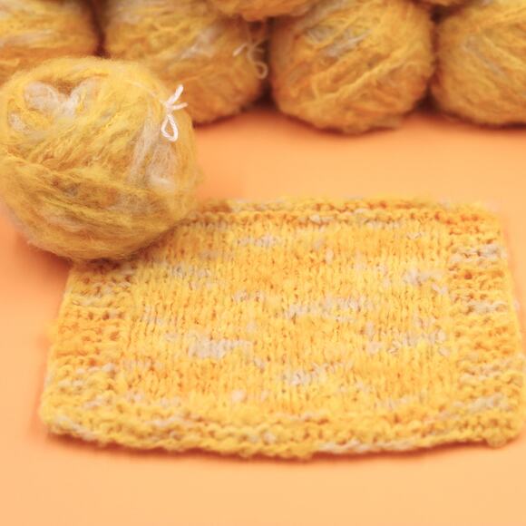 9 balls Baby Alpaca / Wool Yellow Warm Knitting Crochet Light Worsted Yarn - Picture 2 of 3